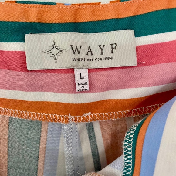 WAYF Candy Horizontal Stripe Shorts - Picture 5 of 6